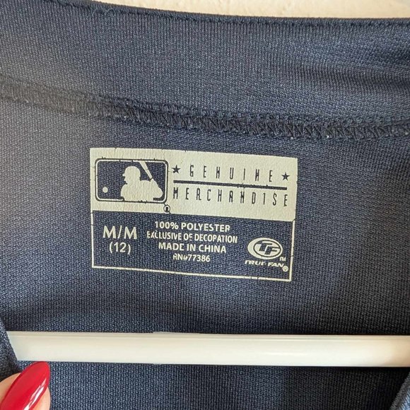 *5/$25* Boy's Button-up Brewers Shirt - Youth Size Medium (12) - Picture 4 of 5